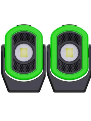 DC Power Supply Green LED USB Type-C Lithium Rechargeable Work Light for Maintenance