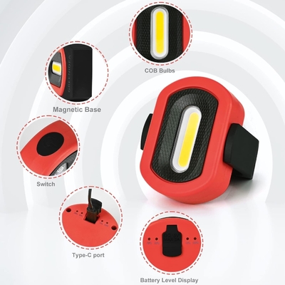 Customized Support SMD 780lm LED Pocket Rechargeable Car Repair Magnetic Handheld Light
