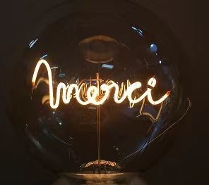 4W Dimmable LED Filament Bulb G125 Series Hello Love Letter Base Glass Clear Amber
