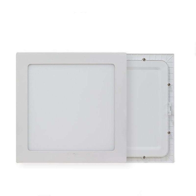 IP20 Rated Aluminum Square 12 Watt Recessed Led Panel Light Housing for Performance