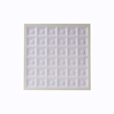 42W Recessed Square 600x600 Backlit Grille LED Light Panel 4100K CCT for Modern Design