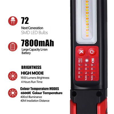 Lighting and Circuitry Design 2700K/4500K/5500K/6500K Rechargeable Portable LED Light