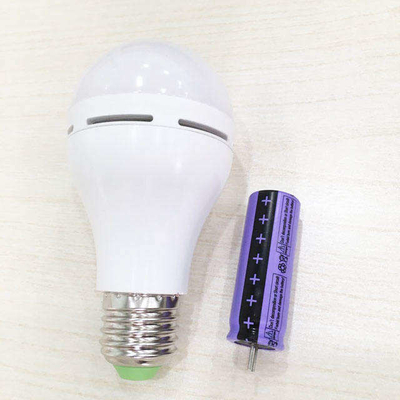 Rechargeable 7w E27 B22 Led bulb lamp for emergency lighting in 6000K Daylight Alert