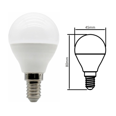 Golfball Shape LED Bulb 5W 110v/220v E17 E27 B22 Base Customizable for Indoor Lighting