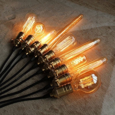 Retro Style Bulb 110v-220v Antique Incandescent Lamp St64 St58 E26 E27 B22 25w 40w 60w