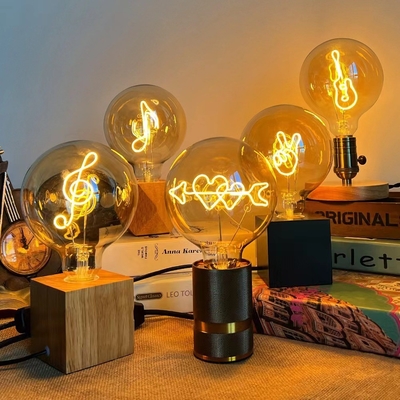 4W G80/95 Series Dimmable LED Filament Bulb with 30000 Working Time and 220V-240V Voltage