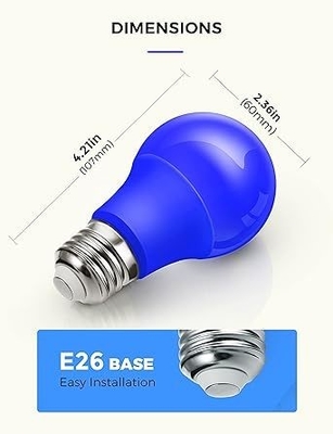 Blue LED Bulb A19 9W E26 Non-Dim for Outdoor Christmas Lighting and Circuitry Design