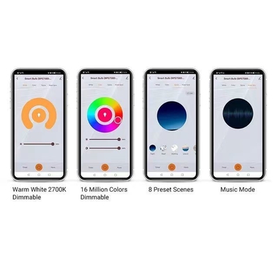 2200K-6500K Color Changing Filament Bulb with Wireless Bluetooth and TUYA APP Control
