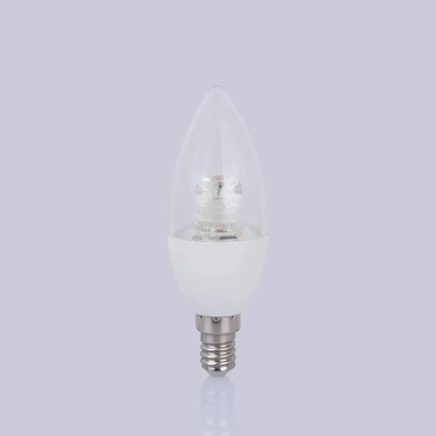 Lighting solutions service E14 base 3000K warm light clear cover c37 LED Candle bulb