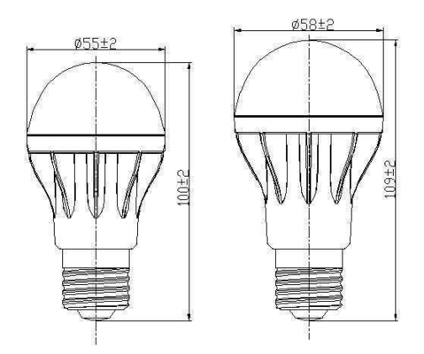 Indoor LED Bulb 5w 7w Full Plastic with Stick Design and Hassle-Free LED Light Source