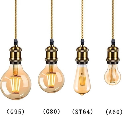 AC Power Supply LED Filament ST58 ST64 Bulb for Customized Energy Saving Home Lighting