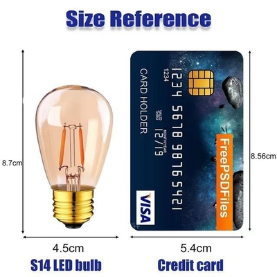 AC 120V A19 7W 800LM Glass Vintage LED Filament Bulbs for Long Lifespan hours 50000