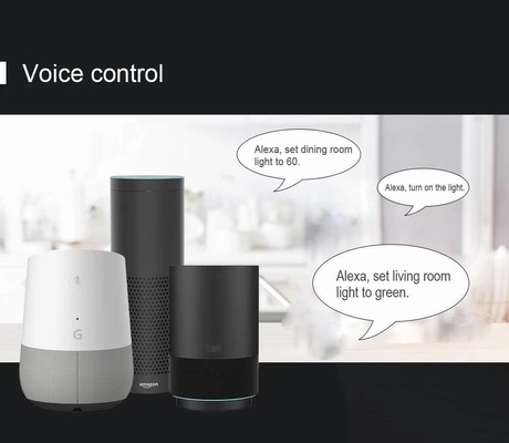 CE UKCA Certified 5W 120D Smart Wifi APP Voice Control GU10/MR16 LED Spot Light Hotel