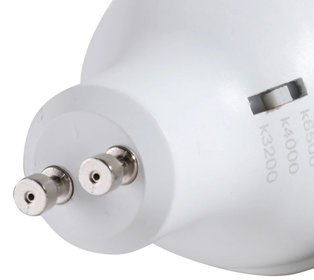 CRI 80 6W 120D GU10 Dimmable LED Spotlight with Multi CCT Selection 3000K/4000K/6500K