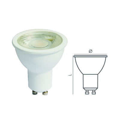 Indoor LED Gu10 Spotlight 7w Office Bulb with Lighting and Circuitry Design Service