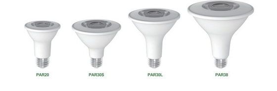 IP20 15W PAR38 Spotlight Product Weight 0.2kg Color Rendering Index Ra 80