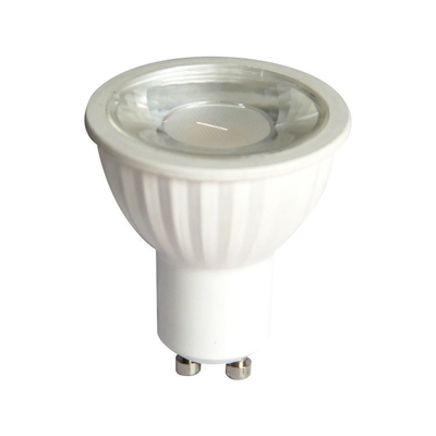 Plastic Aluminum Heatsink GU10 Dimmable LED Spotlight Lamps for White Indoor Lighting