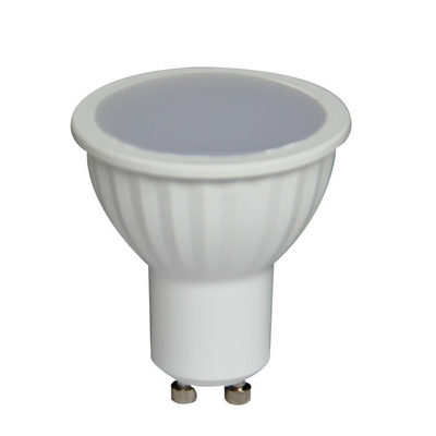 Plastic Aluminum Heatsink GU10 Dimmable LED Spotlight Lamps for White Indoor Lighting