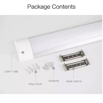AC 85-265V 9W/18W/27W/36W/45W LED Batten Light with 0.2kg Product Weight