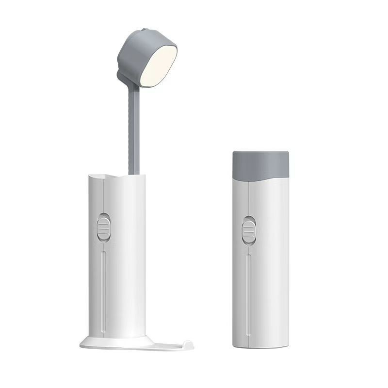 USB LED Eye Protection Table Lamp with Powerful Artful Torch and Rechargeable Battery