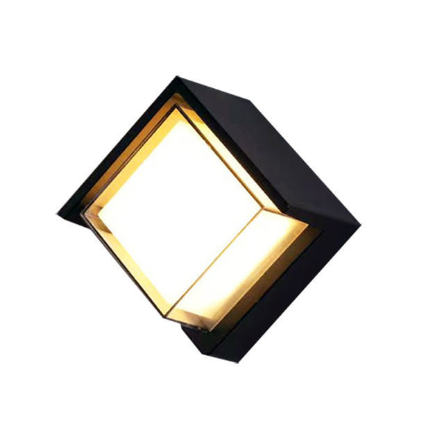 Round and Square Wall Outdoor IP65 LED Garden Lamp 10W 15W for Energy Saving Lighting