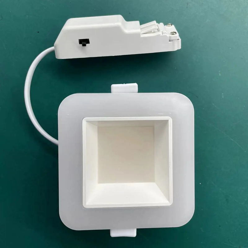 3-Step Dimmable Muare Recesseini Sqd Track Wall Washer Spotlight for Interior Lighting