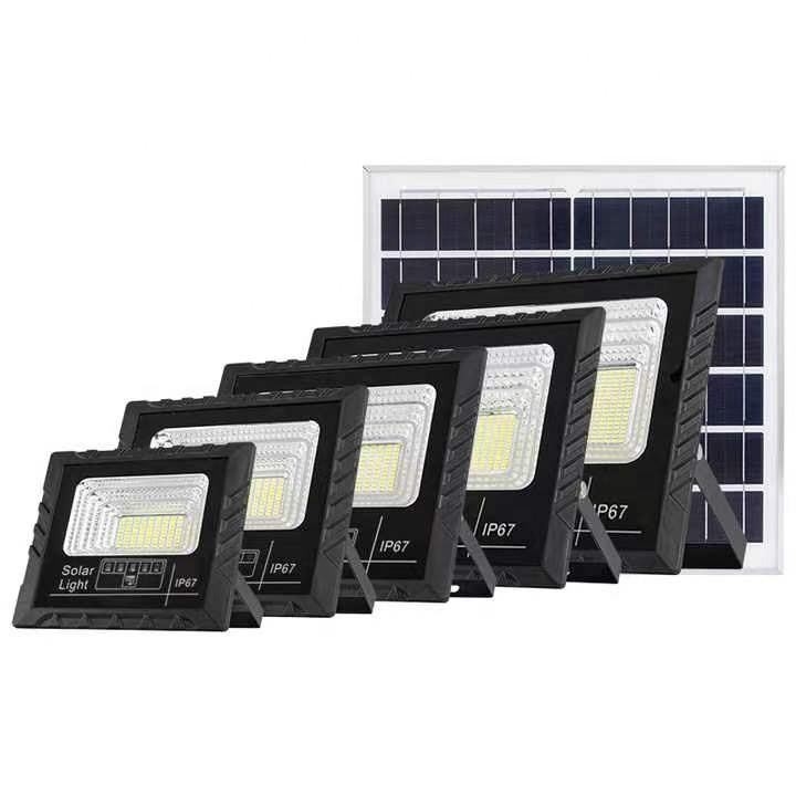 Waterproof IP67 Timing Switch Solar LED Flood Light with 50000 Hour Working Lifetime
