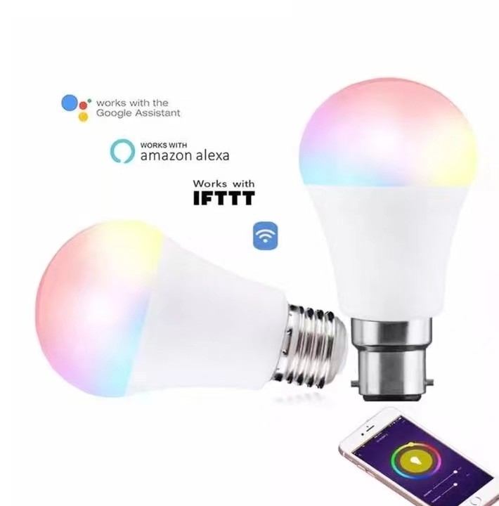15000 Hour Working Lifetime Tuya Smart LED Bulb with Multi Color RGBCW and BT Control