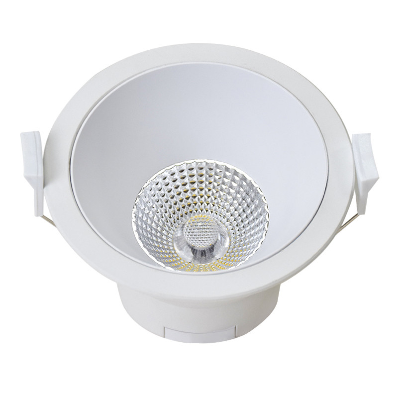 Long Lifespan 9W 0.6mm COB Embedded LED Downlight in Modern Design for 3.5inch Cable