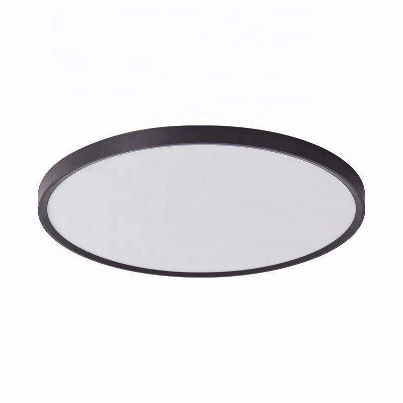 Indoor White Black 18W LED Ceiling Lights with Tri Color and 40000 Hours Working Time