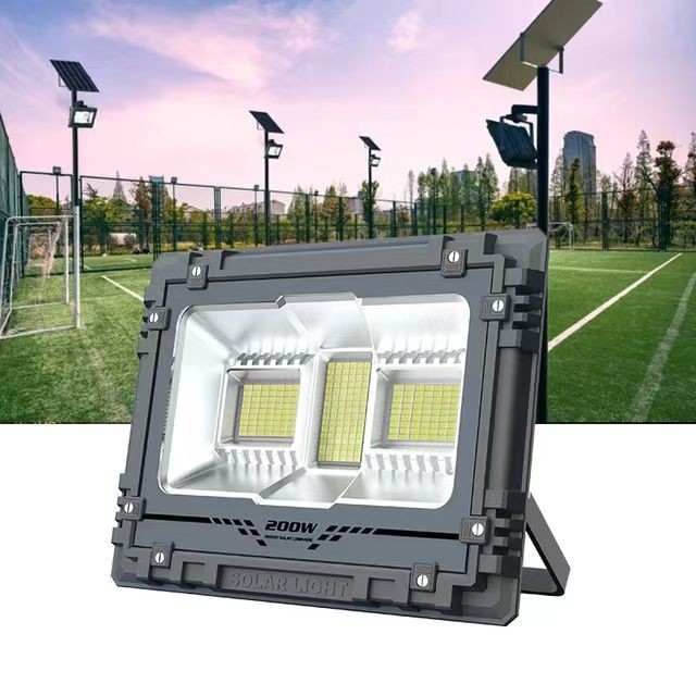 Lamp Luminous Flux lm 300-800 Solar Charging Floodlight for Warehouse and Stadium