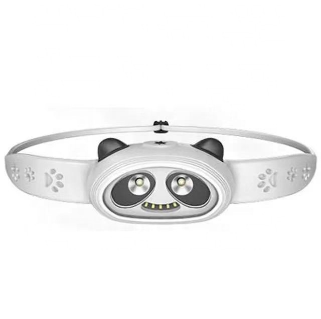 Cartoon Panda LED Headlights Color Rendering Index Ra 80 Ideal for Boys Girls Toddlers