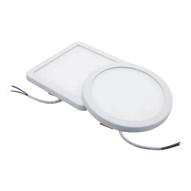 High Luminous Efficiency LED Panel Light 3W-24W for Recessed/Surface Mounting in White
