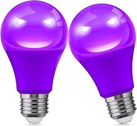 15000 Hour Working Lifetime Purple LED Bulb A19 9W for Home and Party Decoration