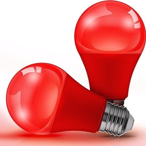 E26 Red LED Bulb A19 9W for Valentine's Day Indoor Porch Thanksgiving Year Decoration