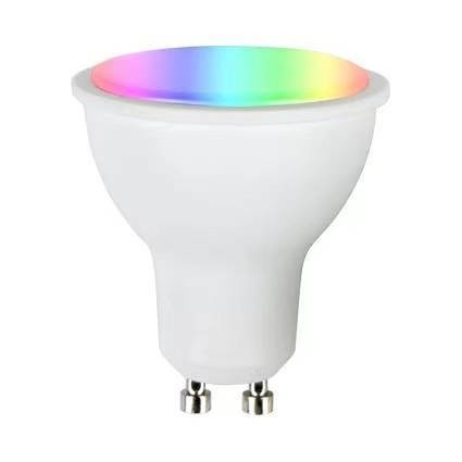 CE UKCA Certified 5W 120D Smart Wifi APP Voice Control GU10/MR16 LED Spot Light Hotel